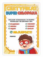 Opakowanie Dyplom A4 Super Chłopaka 02 5szt