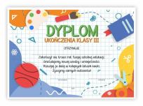 Opakowanie Dyplom A4 ukończenia klasy trzeciej - Zeszyt 30szt