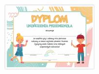 Opakowanie Dyplom A4 ukończenia przedszkola - Dzieci 30szt