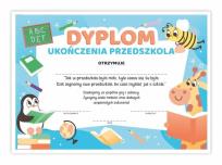 Opakowanie Dyplom A4 ukończenia przedszkola - Żyrafa 10szt