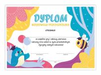 Opakowanie Dyplom A4 wzorowego Przedszkolaka - Ptaszek 30szt