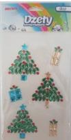 Opakowanie Dżety samoprzylepne choinki i prezenty