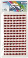 Opakowanie Dżety samoprzylepne czerwone 4mm 240szt