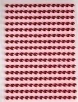 Opakowanie Dżety samoprzylepne czerwone 6mm 140szt