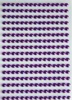 Opakowanie Dżety samoprzylepne fioletowe 6mm 140szt