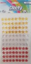Opakowanie Dżety samoprzylepne gwiazdki 88szt