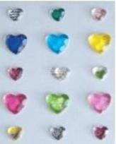 Opakowanie Dżety samoprzylepne serca 15szt