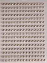 Opakowanie Dżety samoprzylepne srebrne 6mm 140szt