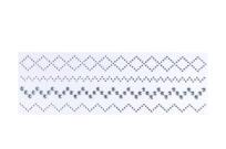 Opakowanie Dżety samoprzylepne srebrne paski 30cm