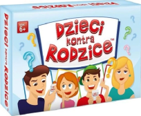 Opakowanie Dzieci kontra rodzice - wersja podstawowa. Wiek 6+. Gra