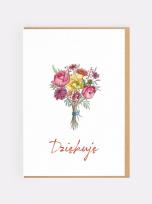 Opakowanie Dziękuję kartka