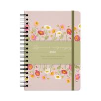 Opakowanie Dziennik motywacyjny 2024 A5 pudrowy róż ALBI