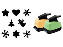 Opakowanie Dziurkacz ozdobny 16mm zima MIX 24szt