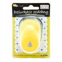 Opakowanie Dziurkacz ozdobny 2,5cm choinka 2 MIX