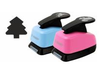 Opakowanie Dziurkacz ozdobny 25mm choinka MIX