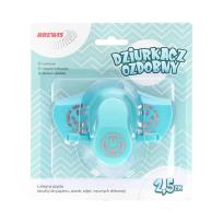 Opakowanie Dziurkacz ozdobny brzegowy - Buźka 2,5cm