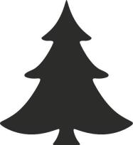 Opakowanie Dziurkacz ozdobny duży 25mm choinka