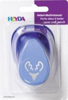 Opakowanie Dziurkacz ozdobny duży 25mm renifer 3D