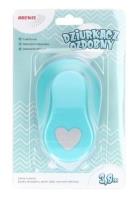 Opakowanie Dziurkacz ozdobny - Serce 3,8cm MIX