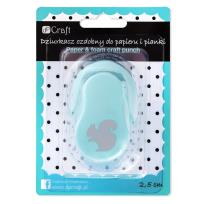 Opakowanie Dziurkacz ozdobny Wiewiórka do papieru i pianki 2,5cm