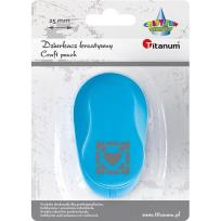 Opakowanie Dziurkacz z motywem 25mm serce w ramce