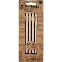 Opakowanie Ekologiczne cienkopisy korpus ze słomy 4 kolory