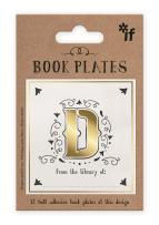 Opakowanie Ekslibris - zestaw naklejek - litera D