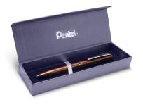 Opakowanie Eleganckie pióro kulkowe EnerGel 0,7 mm BL2007-E brązowe w etui