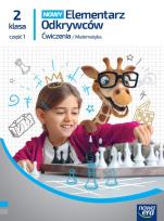 Okładka książki Elementarz odkrywców Nowy 2 Matematyka ćw cz.1