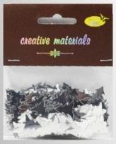 Opakowanie Elementy z folii choinki srebrne 15g