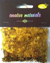 Opakowanie Elementy z folii gwiazdki złote 15g