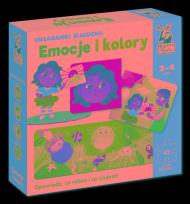 Okładka książki Emocje i kolory. Układanki malucha. Kapitan Nauka