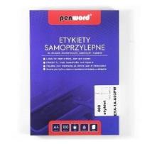 Opakowanie Etykiety samoprzylepne A4/100K 2x210x148mm
