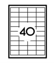 Opakowanie Etykiety samoprzylepne NO.Y003 YANDA