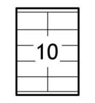 Opakowanie Etykiety samoprzylepne NO.Y027 YANDA