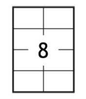 Opakowanie Etykiety samoprzylepne NO.Y029 YANDA