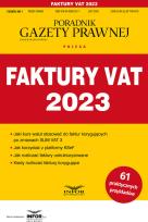 Okładka książki Faktury VAT 2023. Podatki 1/2023