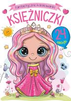 Okładka książki Fantastyczne kolorowanki. Księżniczki