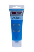 Okładka książki Farba akrylowa 75ml niebieska HAPPY COLOR