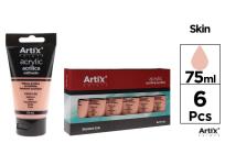 Opakowanie Farba akrylowa łososiowa skóra 75ml (6szt)