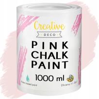 Opakowanie Farba kredowa różowa do drewna 1000ml