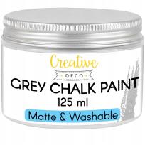Opakowanie Farba kredowa szara do drewna 1000ml