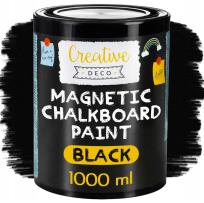 Opakowanie Farba tablicowa magnetyczna ścienna czarna 1000ml