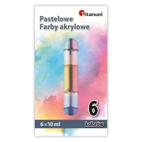 Opakowanie Farby akrylowe pastelowe 6 kolorów