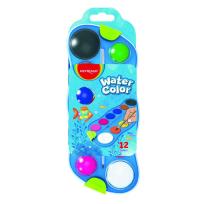 Opakowanie Farby akwalerowe z pędzelkiem 12 kolorów