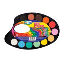 Opakowanie Farby akwarelowe 12 kolorów 30mm