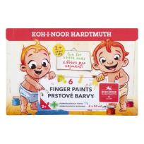 Opakowanie Farby do malowania palcami 50ml 6 kolorów