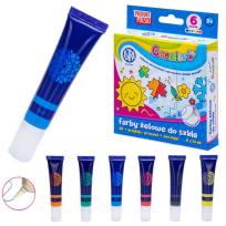 Opakowanie Farby do tworzenia naklejek żelowych zestaw 6 x 15 ml CREATIVO ASTRA