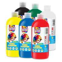 Opakowanie Farby plakatowe w butelkach 500ml 6 kolorów