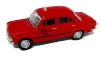 Opakowanie Fiat 125p 1:39 czerwony WELLY